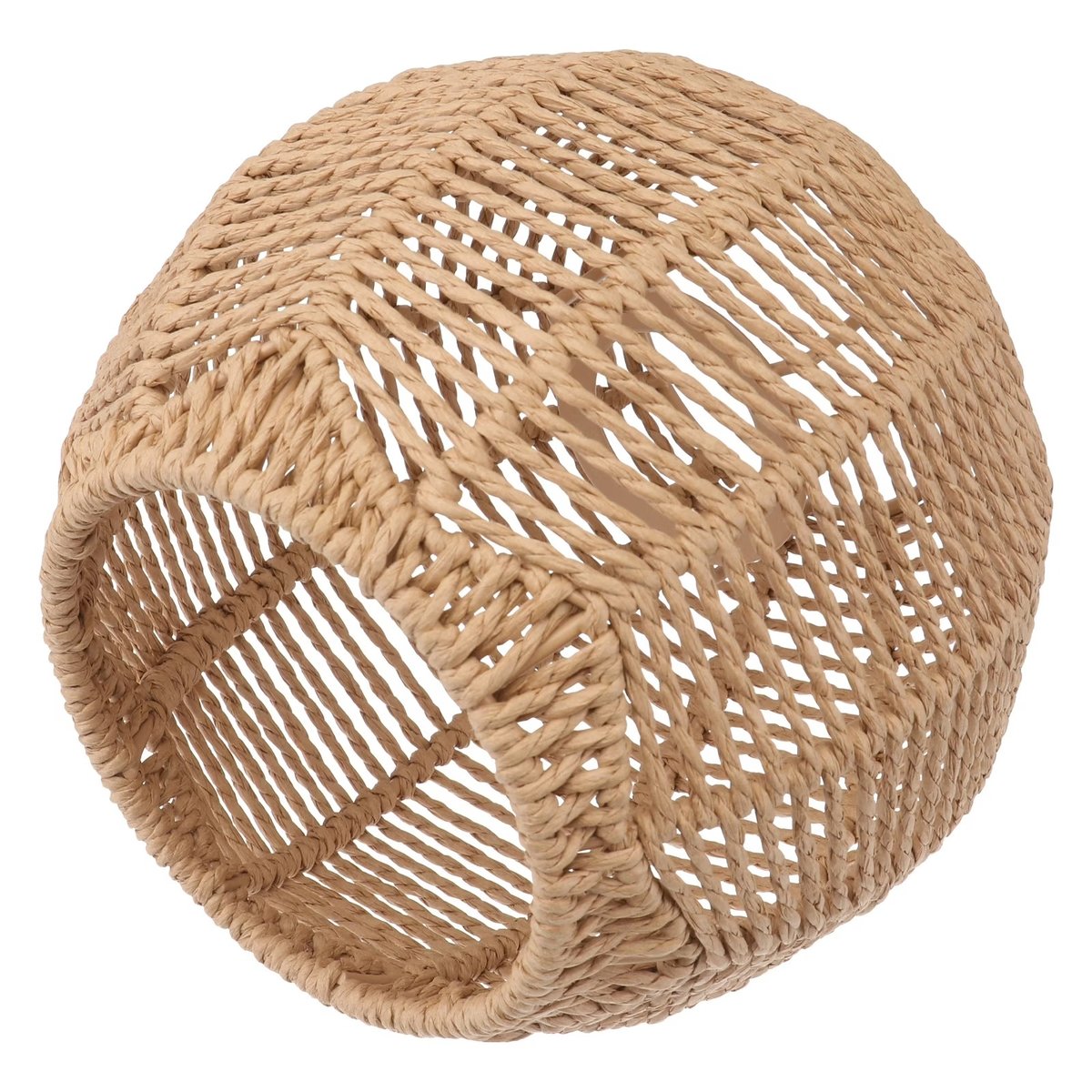 Home Lighting Rattan Lamp Cover Handmade Woven Chandelier Retro Lampshade