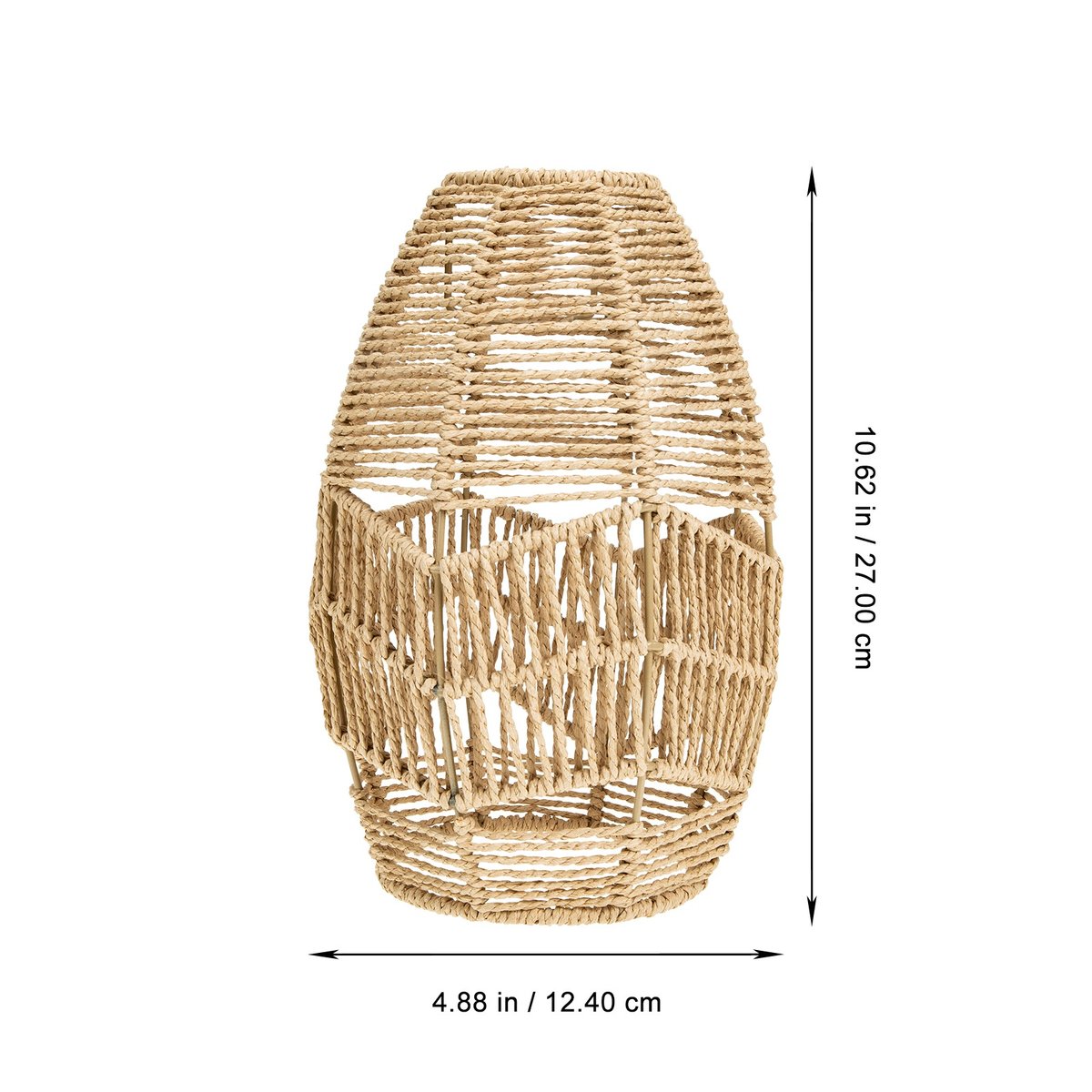 Lamp Shade Light Pendant Lampshade Rattan Woven Cover Shades Ceiling Chandelier Wicker Hanging Table Floor Decorative